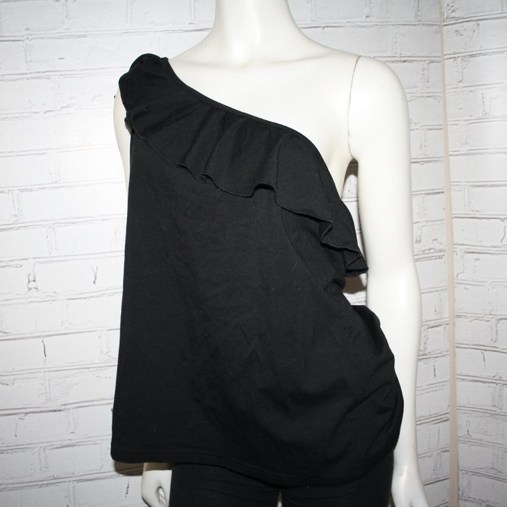 🖤✨👑 SHEIN One-Shoulder Top · Statement Silhouette · Size 4XL